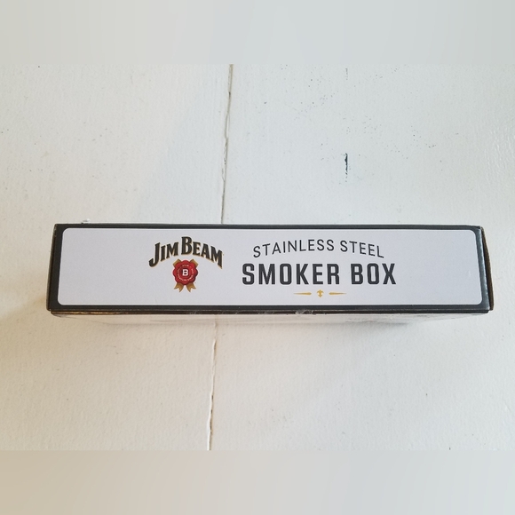 NIB Jim Beam Stainless Steel  Smoker Box - Picture 8 of 8